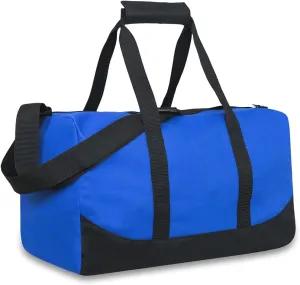 30 Liter, 17 Inch Canvas Duffle Bags for Men and Women  Travel Weekender Overnight Carry-On Shoulder Duffel Tote Bags (Blue)