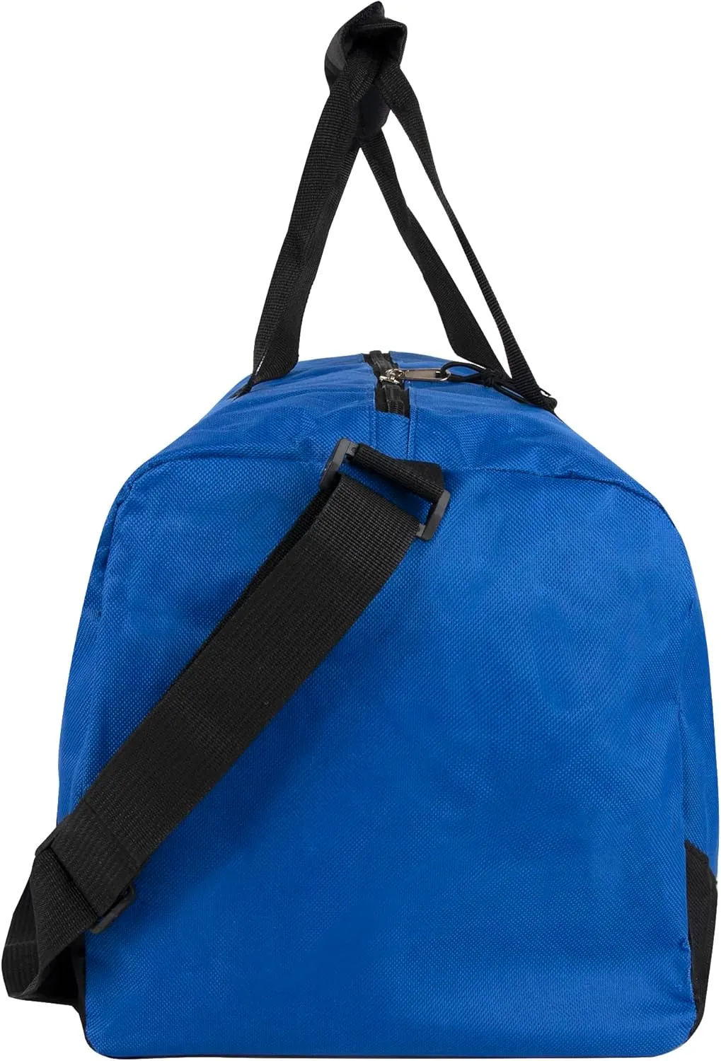 30 Liter, 17 Inch Canvas Duffle Bags for Men and Women  Travel Weekender Overnight Carry-On Shoulder Duffel Tote Bags (Blue)