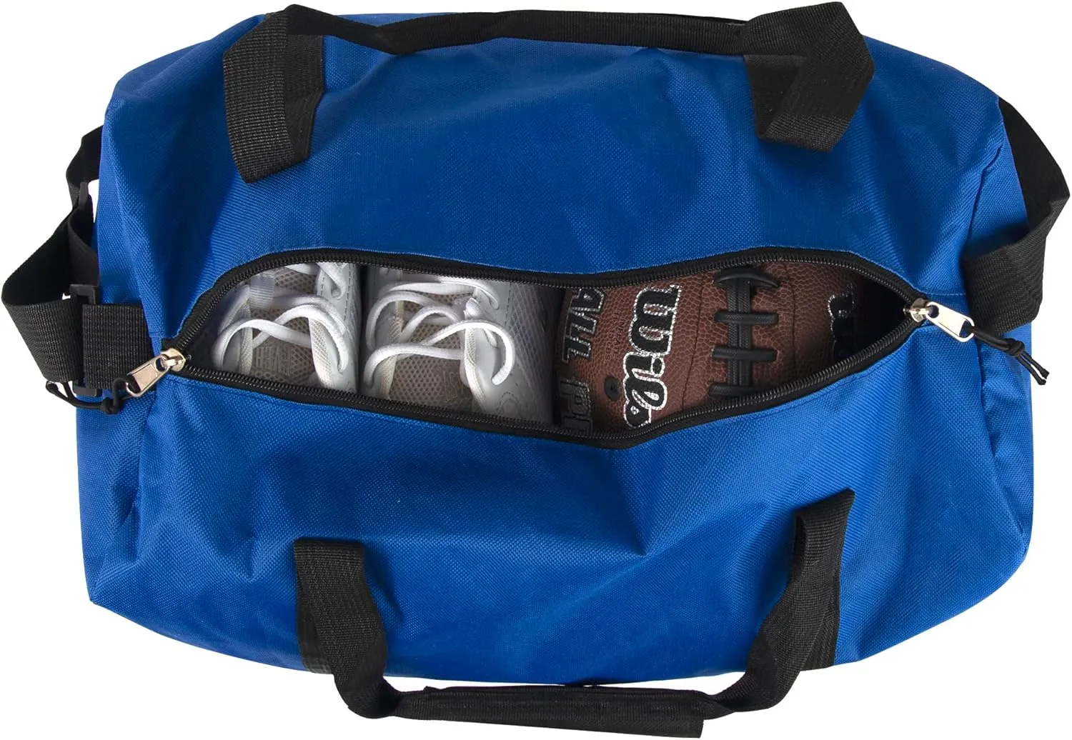 30 Liter, 17 Inch Canvas Duffle Bags for Men and Women  Travel Weekender Overnight Carry-On Shoulder Duffel Tote Bags (Blue)