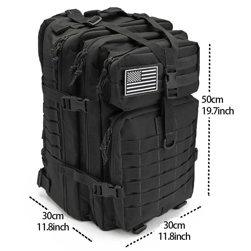 30/50L Tactical Durable Outdoor Assault Hiking, Trekking & Hunting Backpack