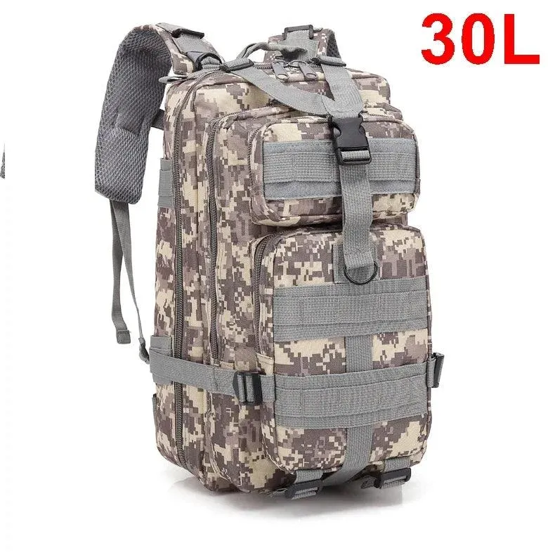 30/50L Tactical Durable Outdoor Assault Hiking, Trekking & Hunting Backpack