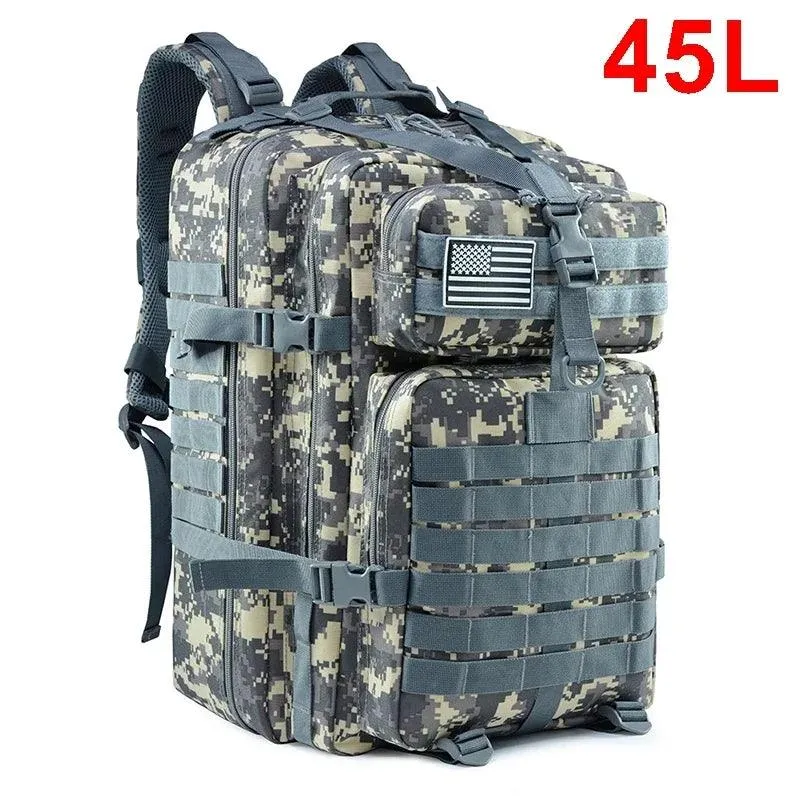 30/50L Tactical Durable Outdoor Assault Hiking, Trekking & Hunting Backpack