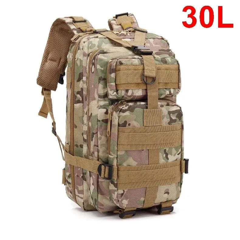 30/50L Tactical Durable Outdoor Assault Hiking, Trekking & Hunting Backpack