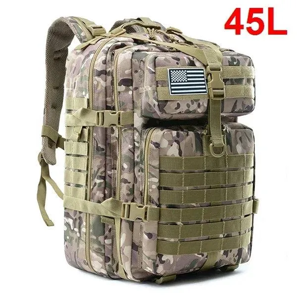 30/50L Tactical Durable Outdoor Assault Hiking, Trekking & Hunting Backpack
