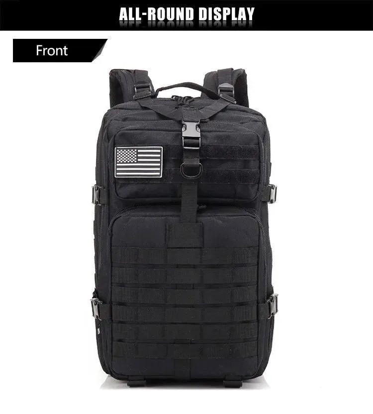 30/50L Tactical Durable Outdoor Assault Hiking, Trekking & Hunting Backpack