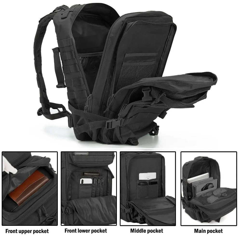 30/50L Tactical Durable Outdoor Assault Hiking, Trekking & Hunting Backpack