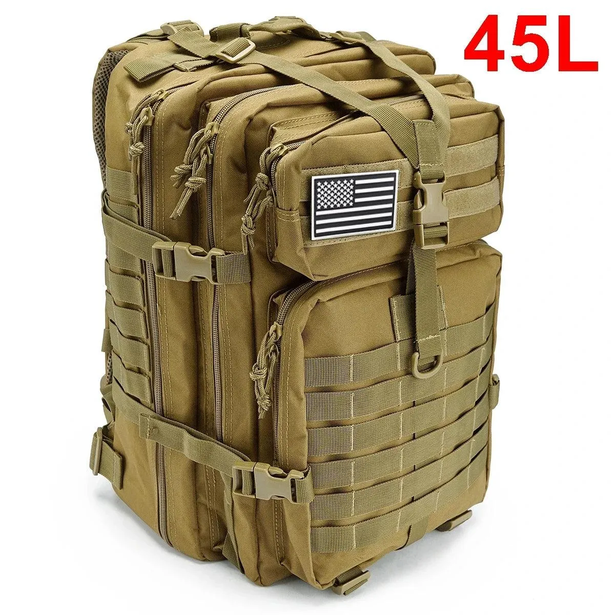 30/50L Tactical Durable Outdoor Assault Hiking, Trekking & Hunting Backpack