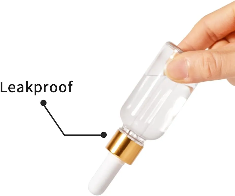 4 Packs, 1oz Glass Dropper Bottle Oil Bottles for Hair Tincture Bottles with Dropper Glass Bottle with Dropper