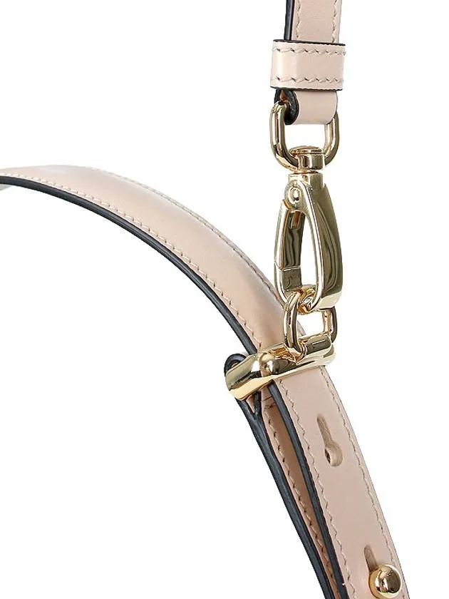 Arque Leather Shoulder Bag Pink