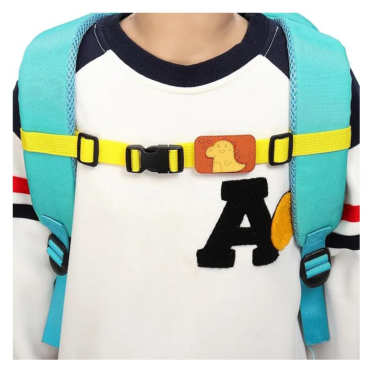 Backpack Chest Strap Adjustable Sternum Buckle Strap With Badge Applique 2PCS