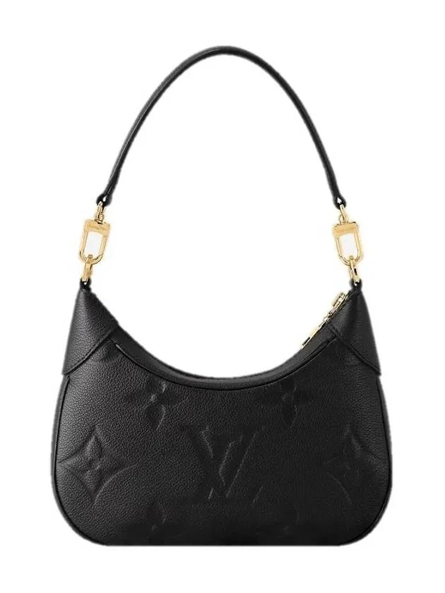 Bagatelle Monogram Empreinte Leather Shoulder Bag Black
