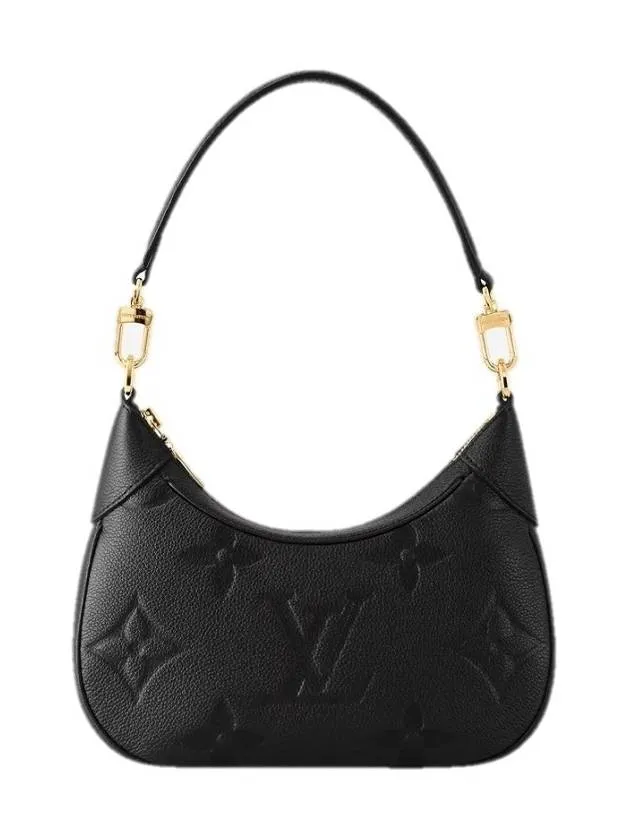 Bagatelle Monogram Empreinte Leather Shoulder Bag Black