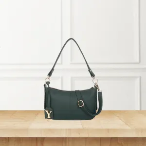 Baguette bag with long sling (Green)