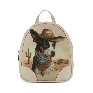 Beige O Mini Backpacks CowDog