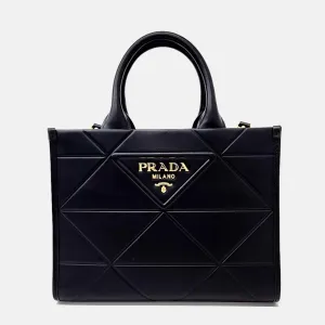 Black Leather Tote & Shoulder Bag