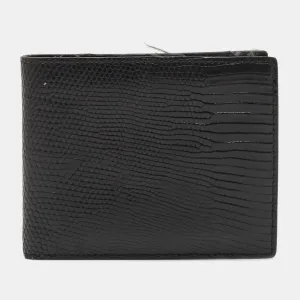 Black Lizard Bifold Wallet