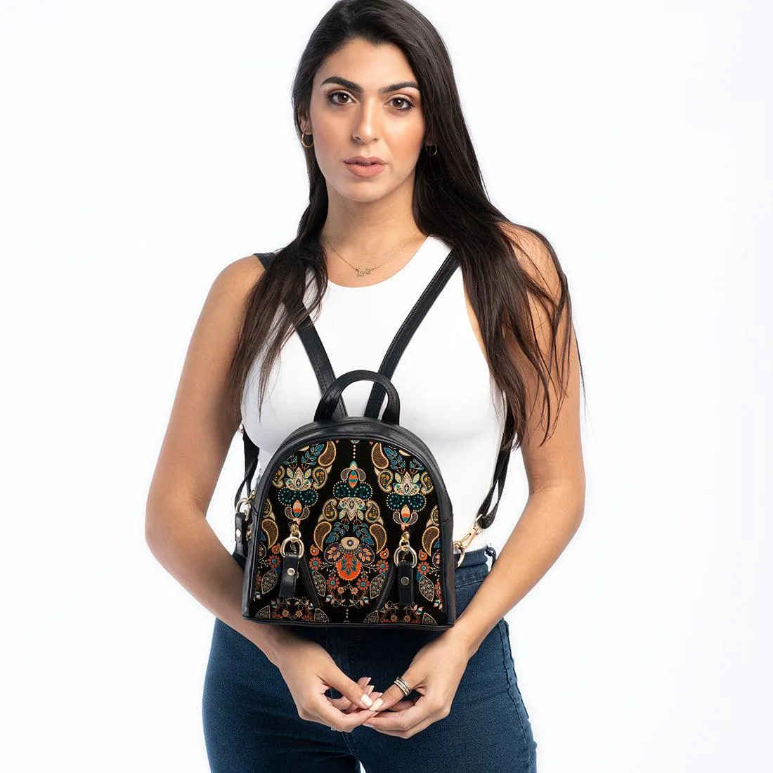 Black Mini Backpack Agy