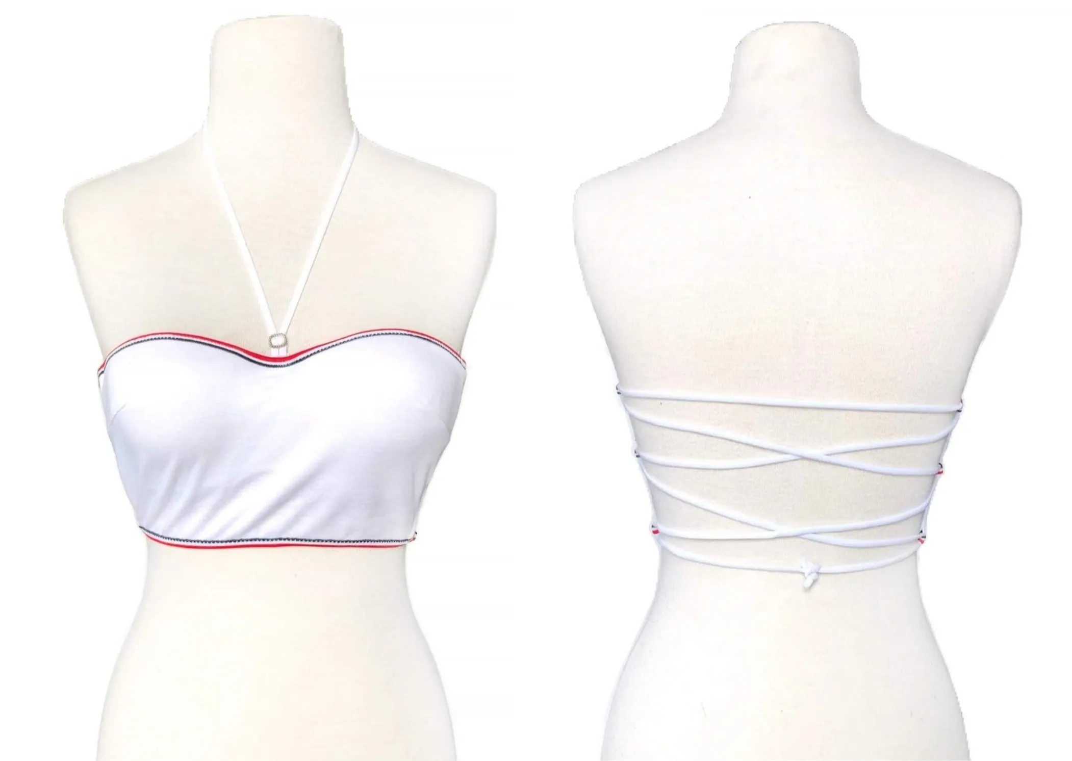 Convertible Strappy & Strapless Halter Bras