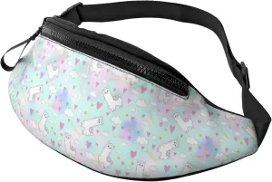 Crossbody Bags For Women Men - Macaron Color Cute Alpaca Love Fanny Packs For Women Cross Body, Cross Body Bag Mens