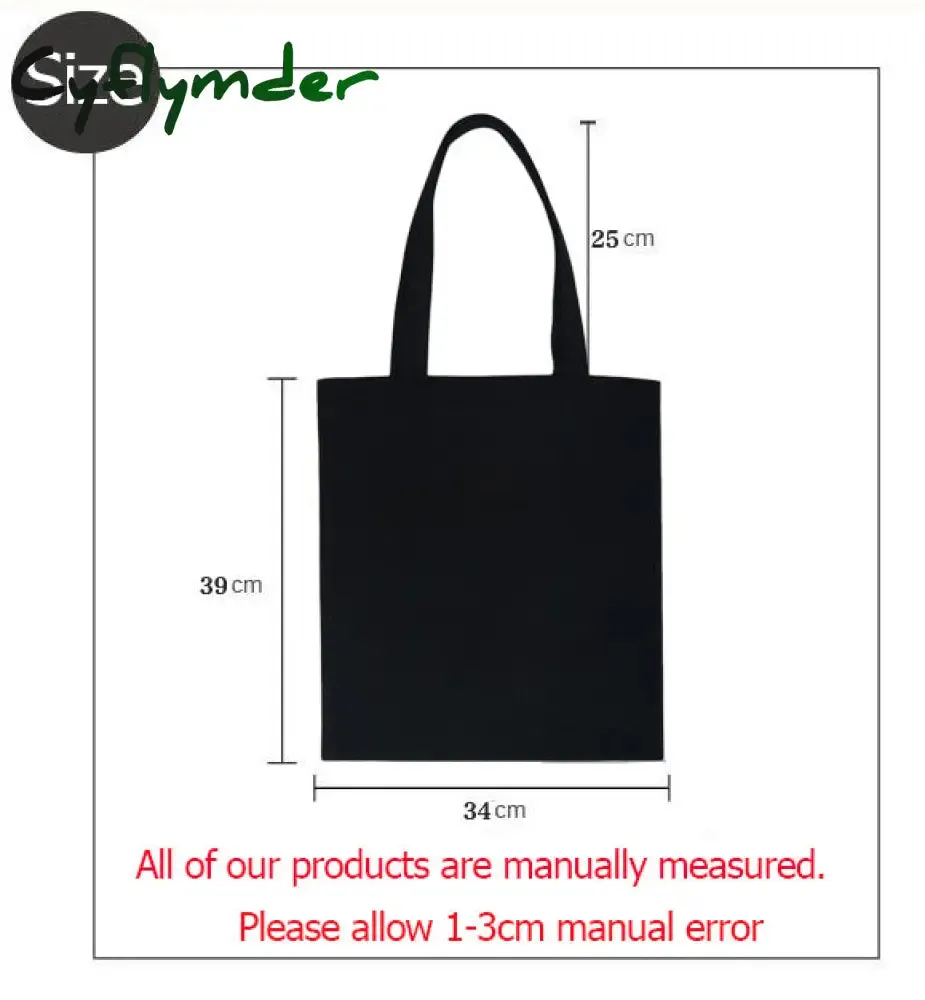 Cyflymder Harajuku Tumblr Graphic Ladies Shopping Bag Handbags Cloth Canvas Tote Bags Women Eco Reusable Shoulder Shopper Bags