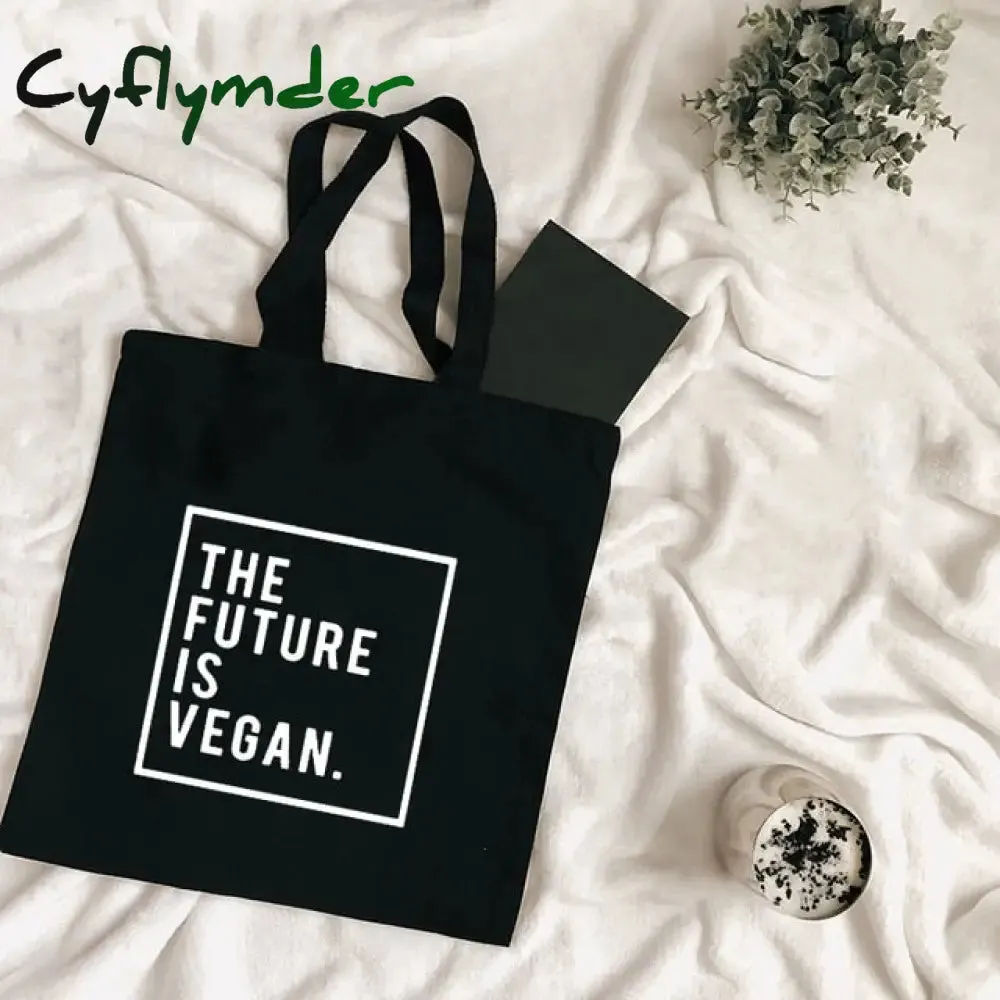 Cyflymder Harajuku Tumblr Graphic Ladies Shopping Bag Handbags Cloth Canvas Tote Bags Women Eco Reusable Shoulder Shopper Bags