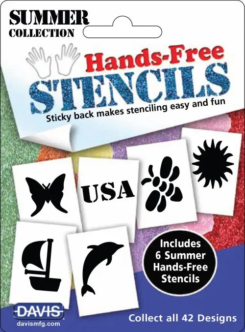 Davis Hands Free Stencils 6 packs
