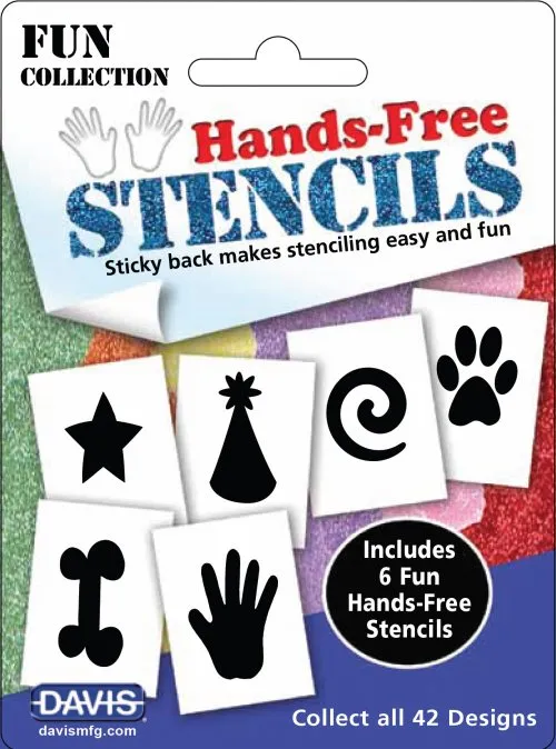 Davis Hands Free Stencils 6 packs