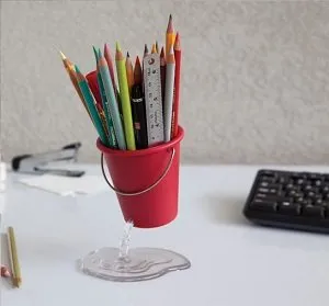 Desk Bucket Organizer