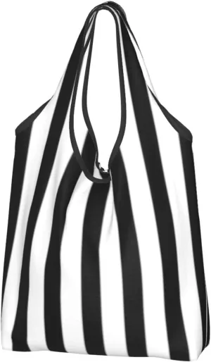 Foldable Reusable Shopping Tote  Waterproof, Lightweight & Durable for Groceries, Travel & Daily Use