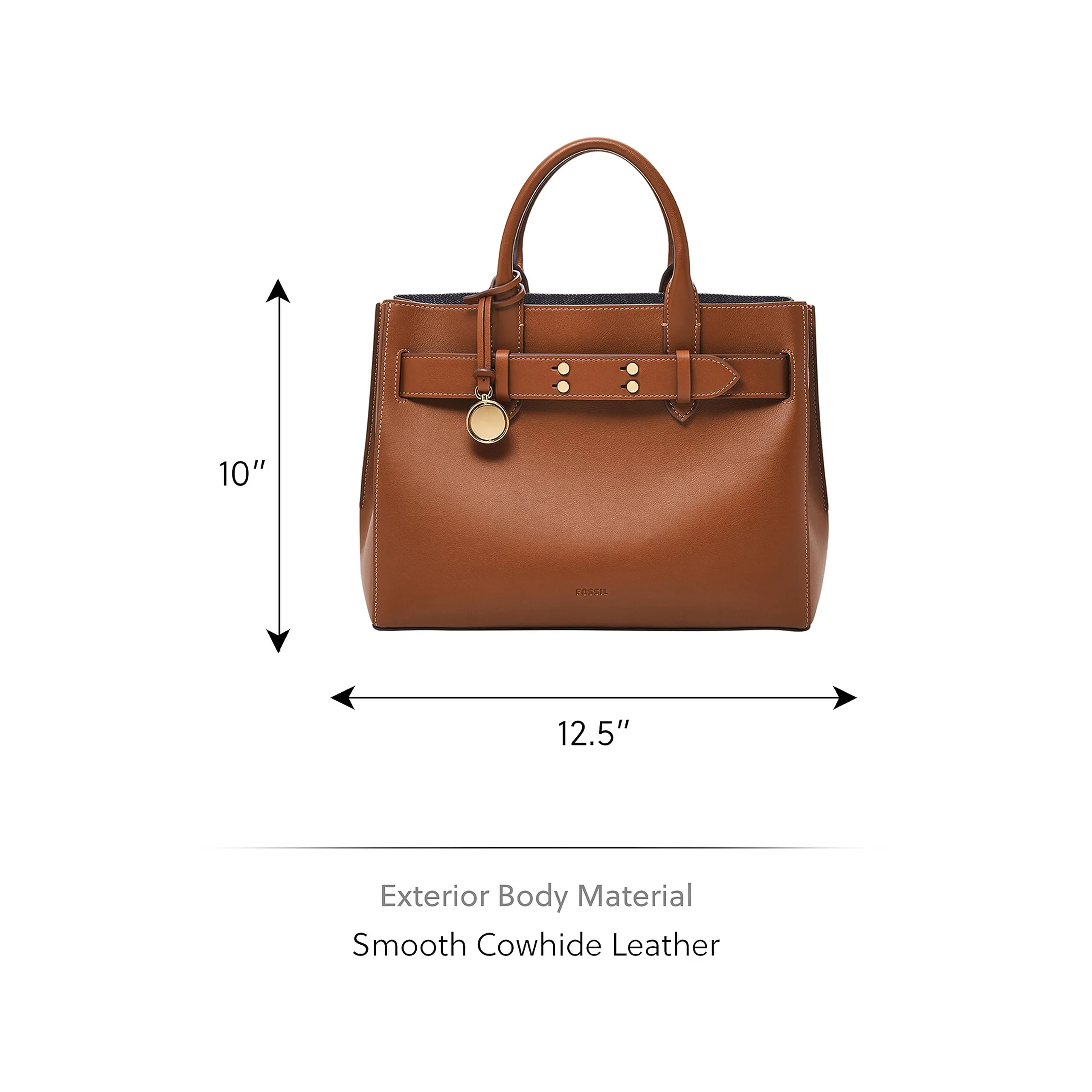 Fossil Gilmore Brown Satchel Bag ZB1931200