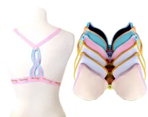 Front Closure Colorful Wireless Bras