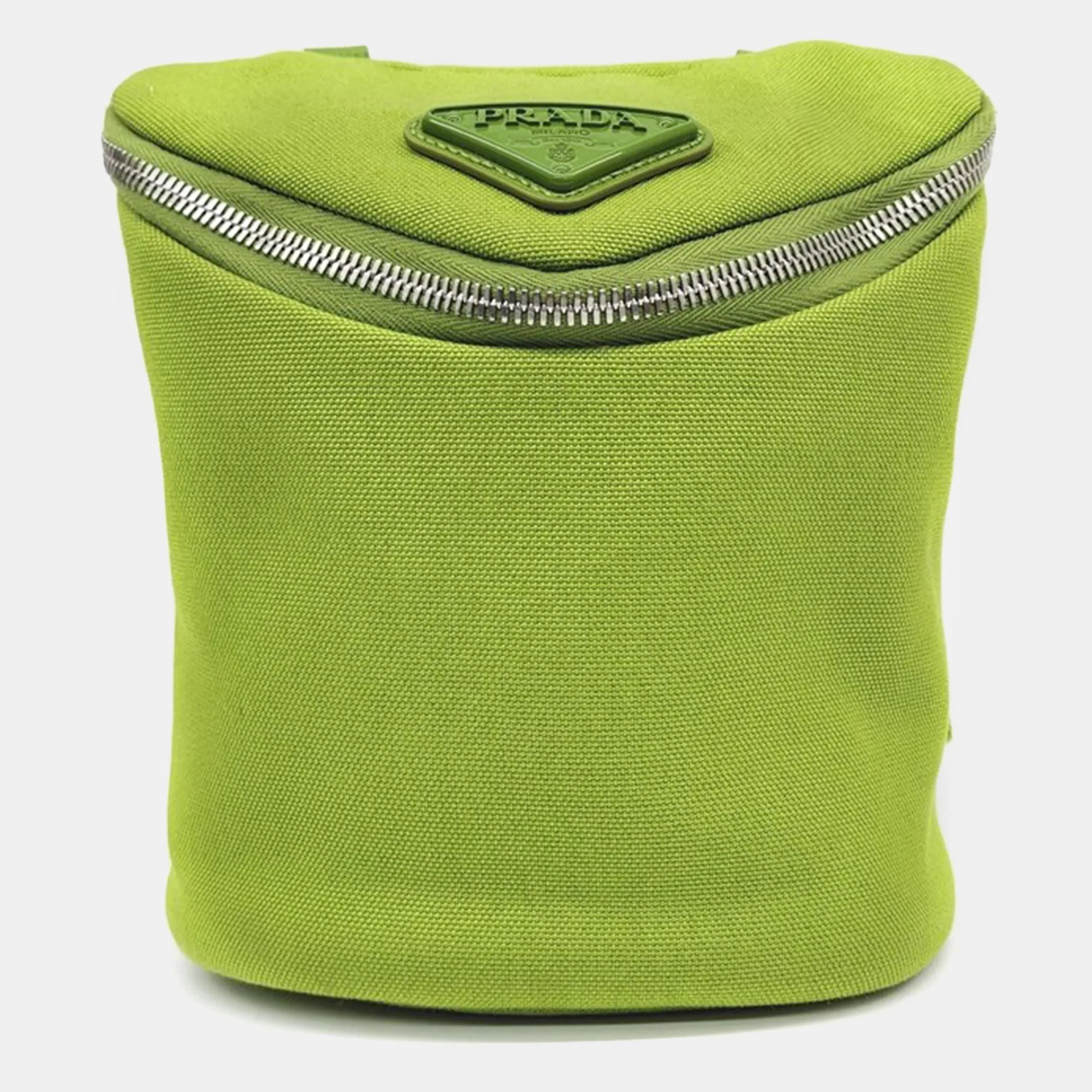 Green Nylon Canapa Bucket Bag