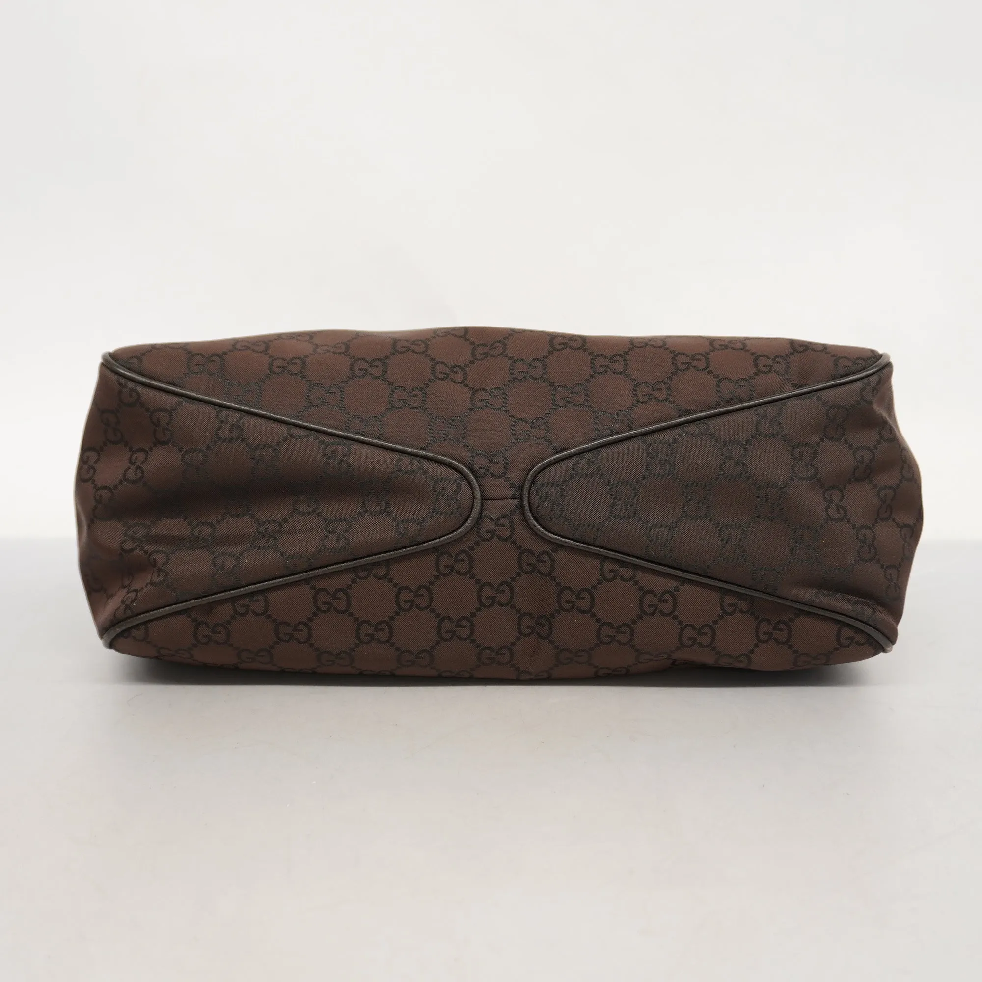 GUCCI  257265 Women's Nylon Shoulder Bag Brown
