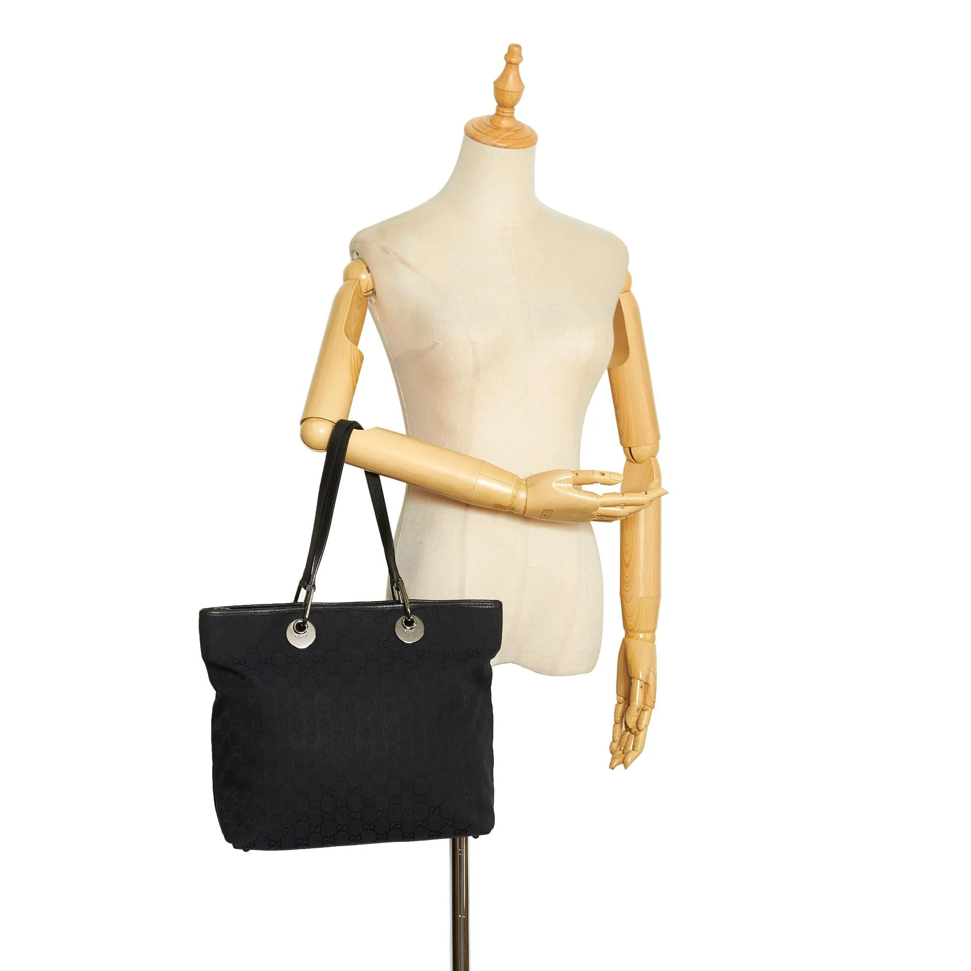 Gucci GG Canvas Eclipse Tote (SHG-c0MN9M)