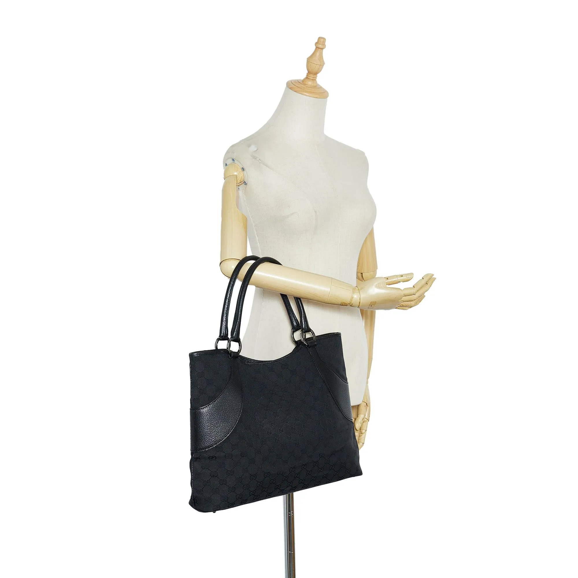 Gucci GG Canvas Tote Bag (SHG-ufe1mM)