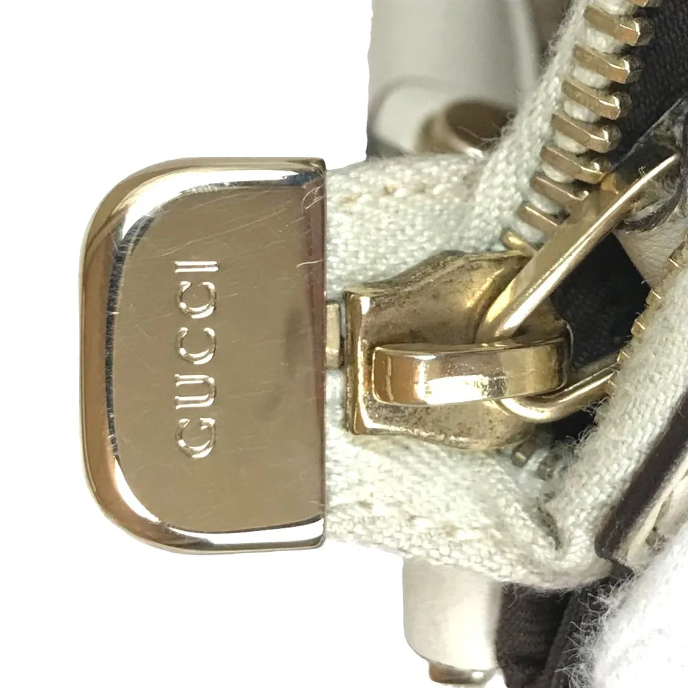 GUCCI Handbag 190525 0010 13 GG canvas Beige white Sling bag Abbey Women Used