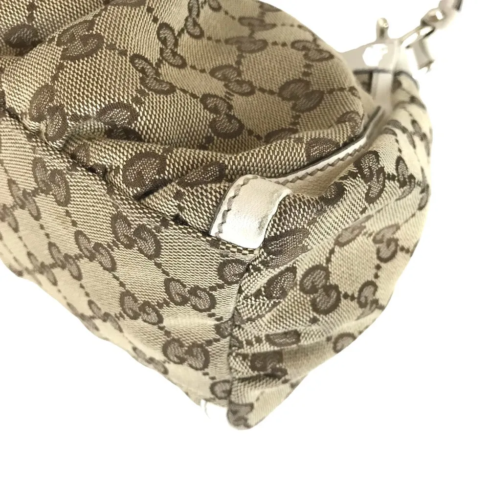 GUCCI Handbag 190525 0010 13 GG canvas Beige white Sling bag Abbey Women Used