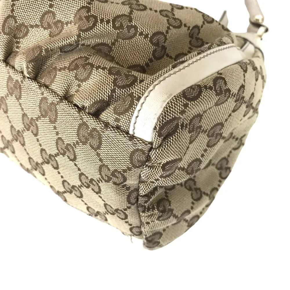 GUCCI Handbag 190525 0010 13 GG canvas Beige white Sling bag Abbey Women Used