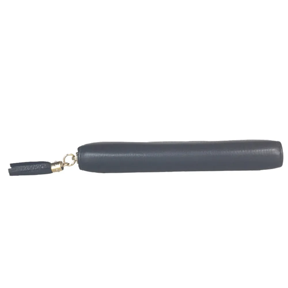 GUCCI Long Wallet Purse 80804 0416 leather black Round zip Soho Interlocking Women Secondhand