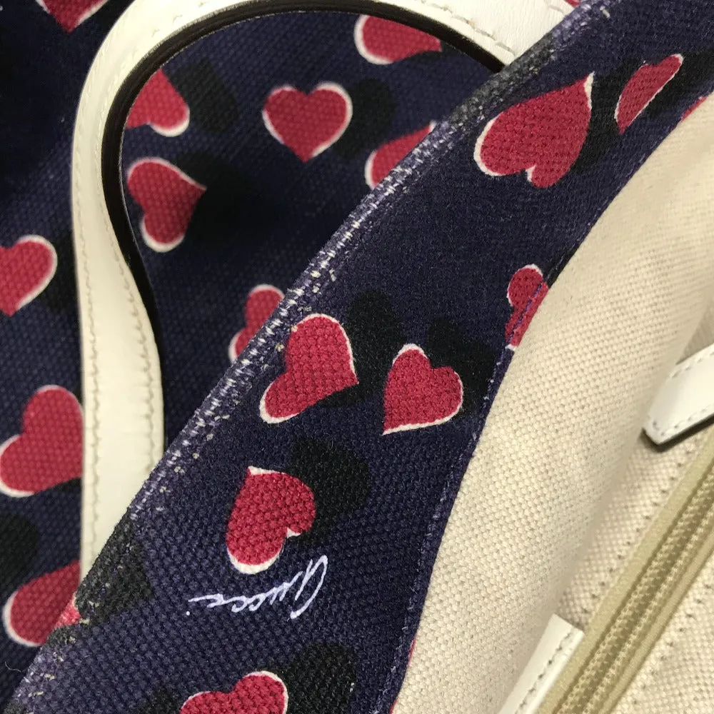 GUCCI Tote Bag 282439 Canvas, Leather pink heart Women Used
