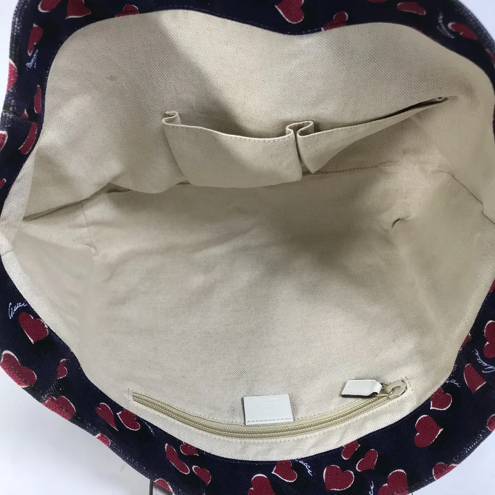GUCCI Tote Bag 282439 Canvas, Leather pink heart Women Used