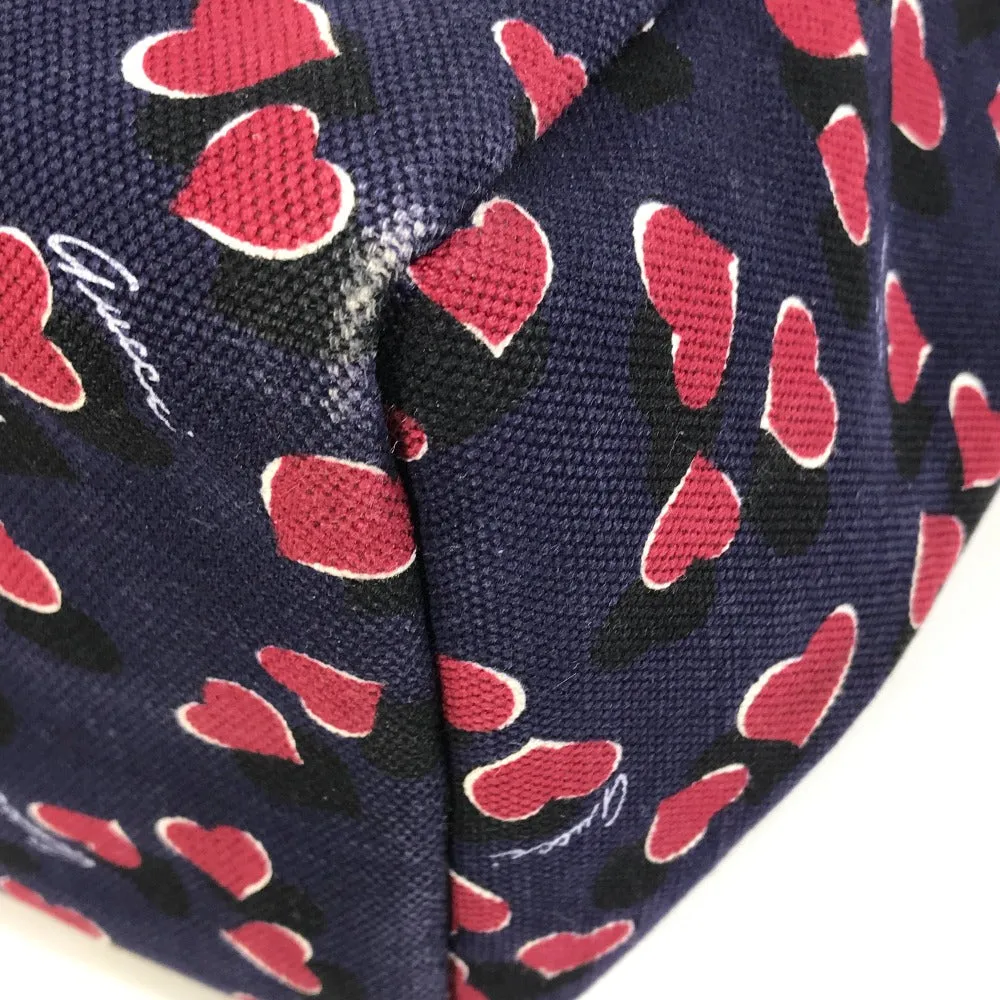 GUCCI Tote Bag 282439 Canvas, Leather pink heart Women Used