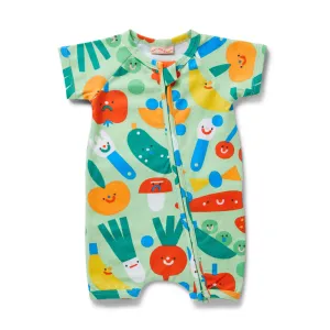 Halcyon Nights SS Zip Suit - Friends With Salad
