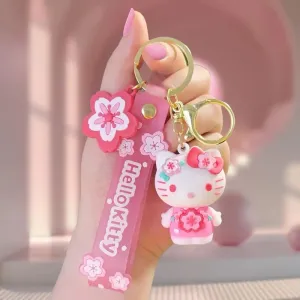 Hello Kitty Flower Keychain