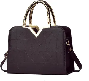 JHVYF Purses for Women Fashion Handbag Ladies Satchel Bags PU Leather Top Handle Shoulder Tote Bags