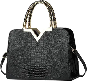JHVYF Purses for Women Fashion Handbag Ladies Satchel Bags PU Leather Top Handle Shoulder Tote Bags