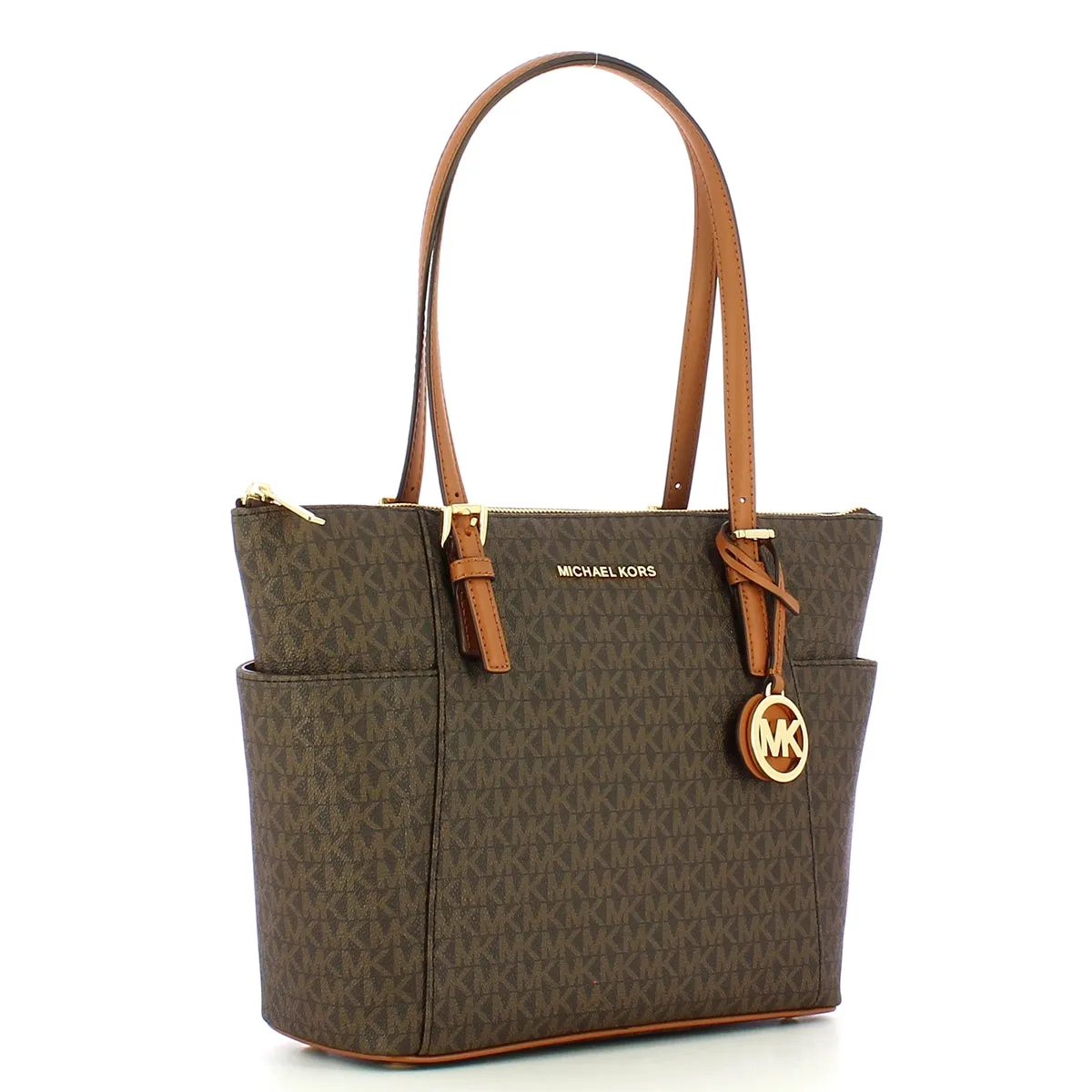 Michael Kors - Jet Set Bronze Acorn Shoulder Bag - 30S0GTTT1B - BRN/ACORN