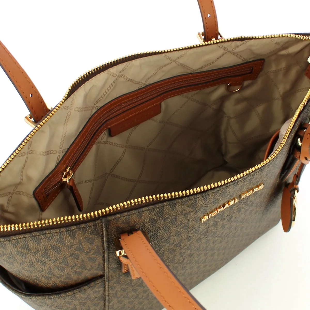 Michael Kors - Jet Set Bronze Acorn Shoulder Bag - 30S0GTTT1B - BRN/ACORN