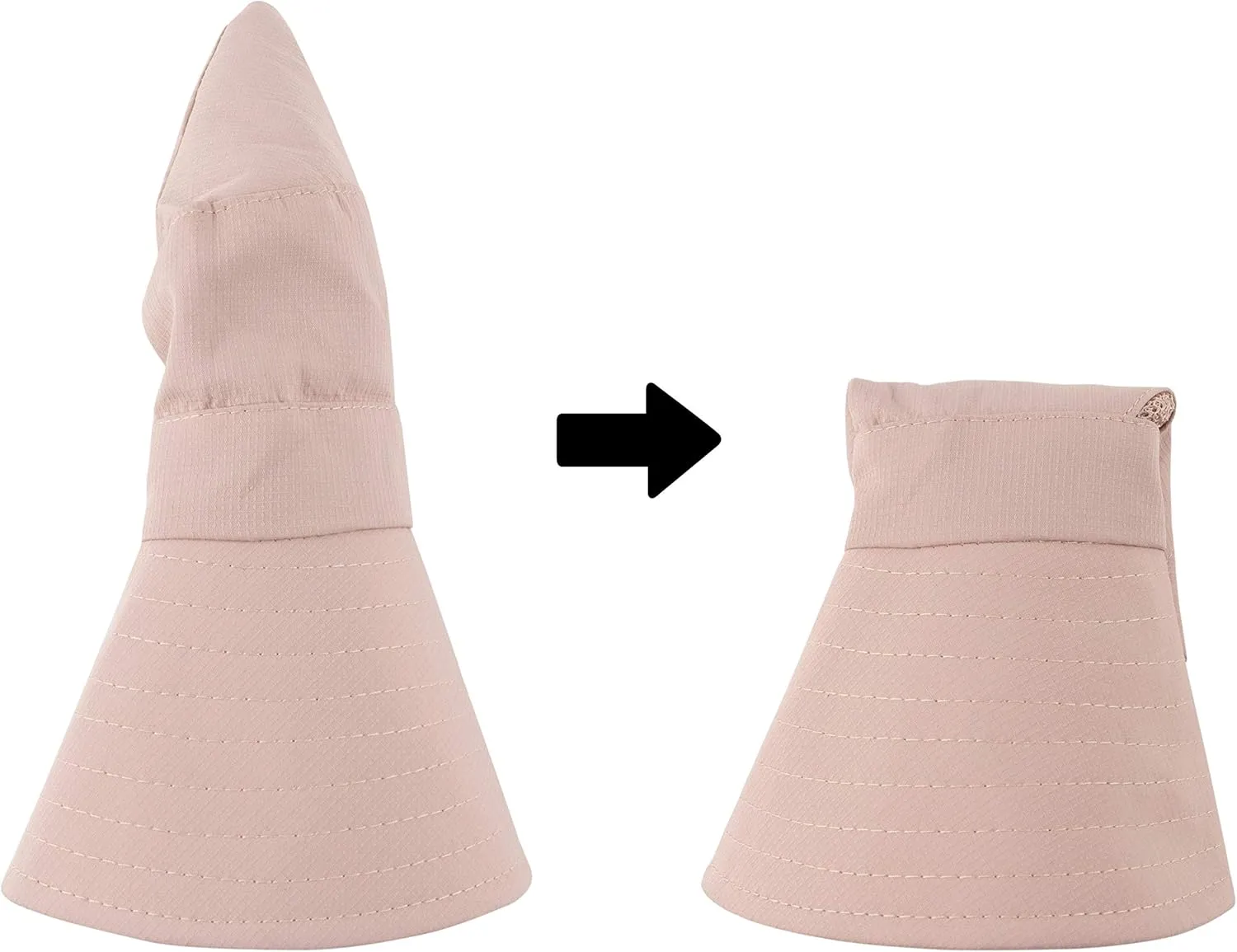Muryobao 2 Pack Women Ponytail Summer Sun Hat UV Protection Wide Brim Foldable Safari Fishing Cap