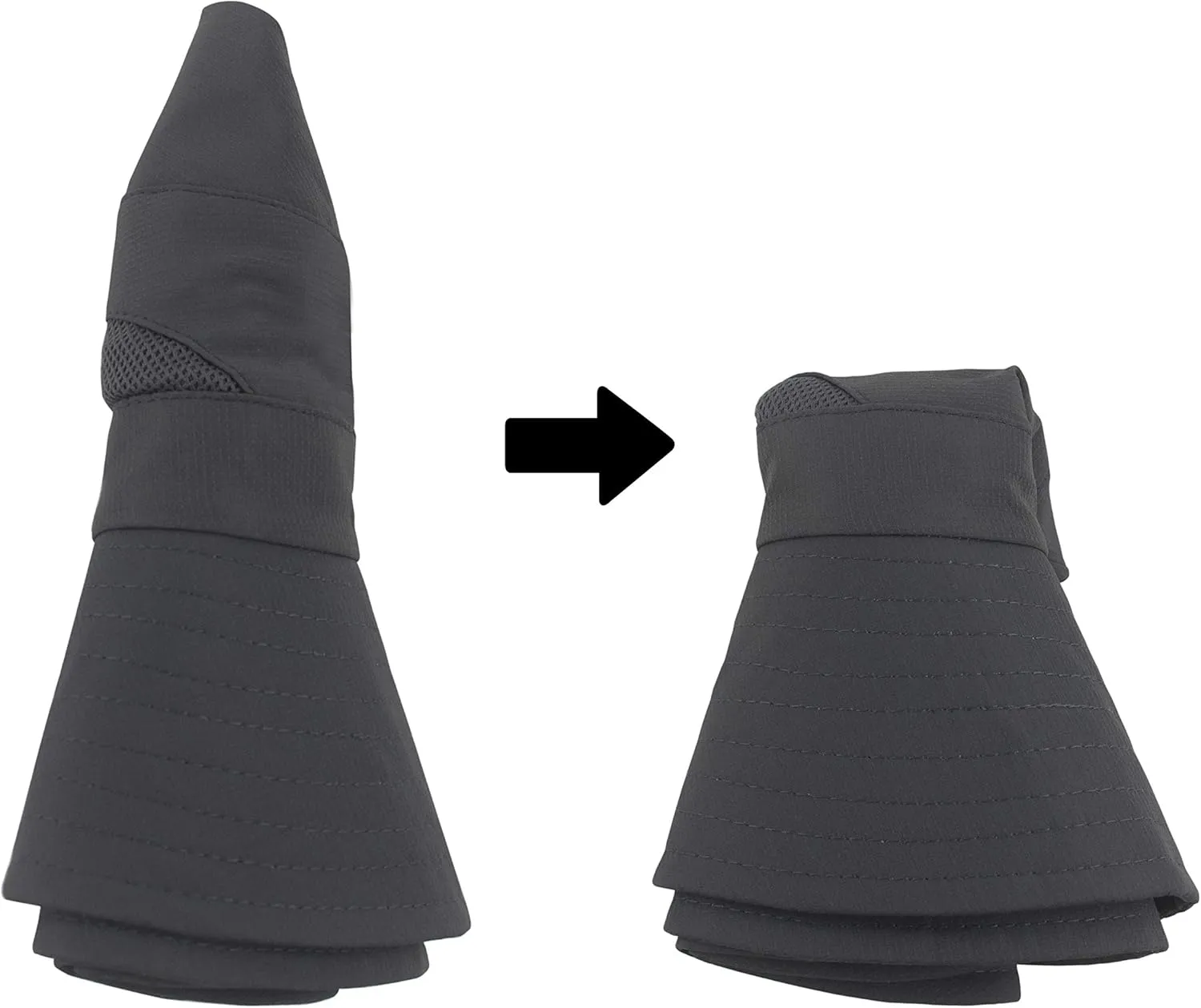 Muryobao 2 Pack Women Ponytail Summer Sun Hat UV Protection Wide Brim Foldable Safari Fishing Cap